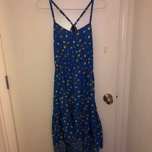 LONG BLUE SUNDRESS